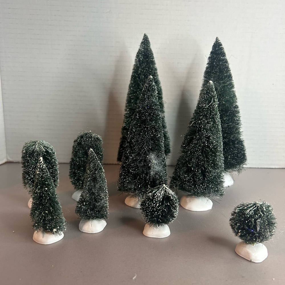 Department 56 Festive Green Miniature Tree Set
